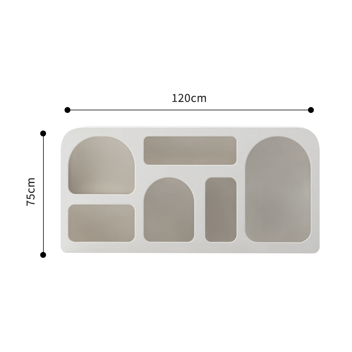 VeroMan マントルピース シェルフ ホワイト 120cm] VeroMan マントルピース シェルフ ホワイト 白 ディスプレイ