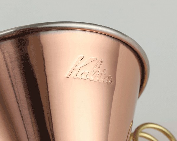 ドリッパー おしゃれ コーヒードリッパー ドリップ ツバメ カリタ 日本製 銅製 コーヒー3〜4人用 WDC-185 TSUBAME Kalita  コーヒー 珈琲 銅 コーヒー、ティー用品