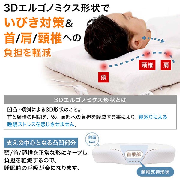 最大500円クーポン☆11/26迄限定】 いびき 枕 電動 防止グッズ 対策
