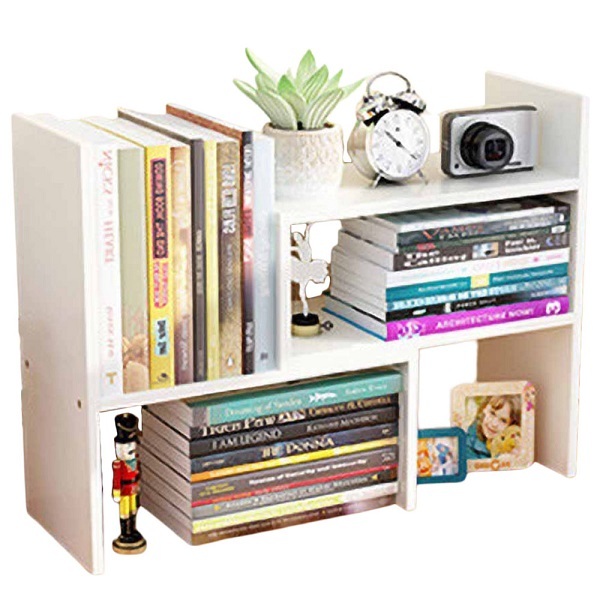 キッチンラック カウンター上収納 机上ラック 卓上ラック 卓上本棚 白