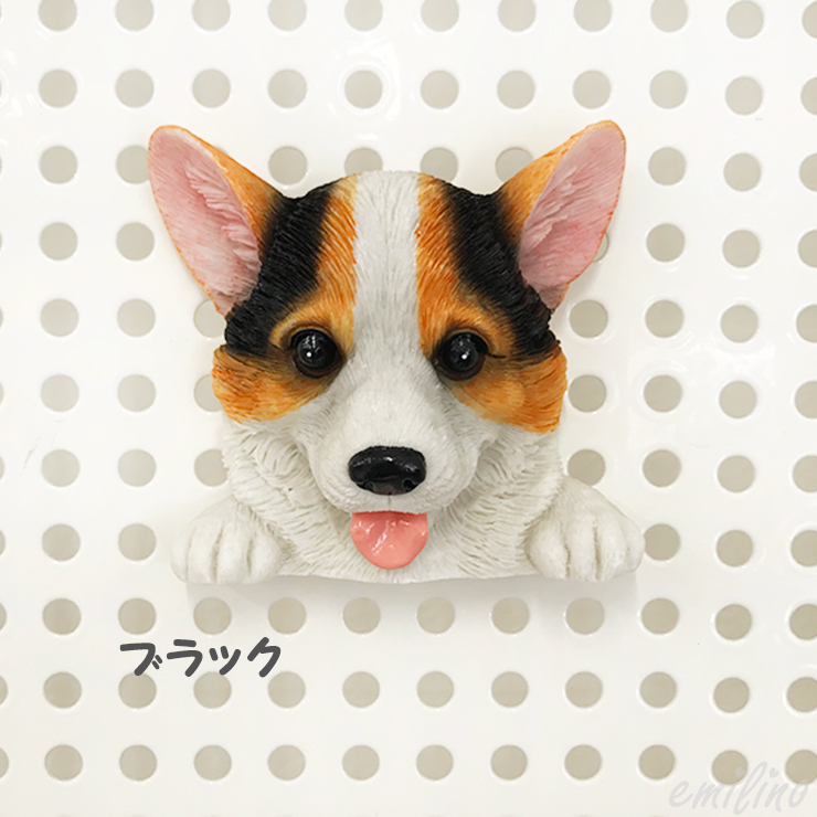 コーギー 3Dマグネット フィギュア マグネット 磁石 オブジェ デコレーション 冷蔵庫 ホワイトボード かわいい 飾り インテリア 犬 emilystyle｜vertech-shop｜02