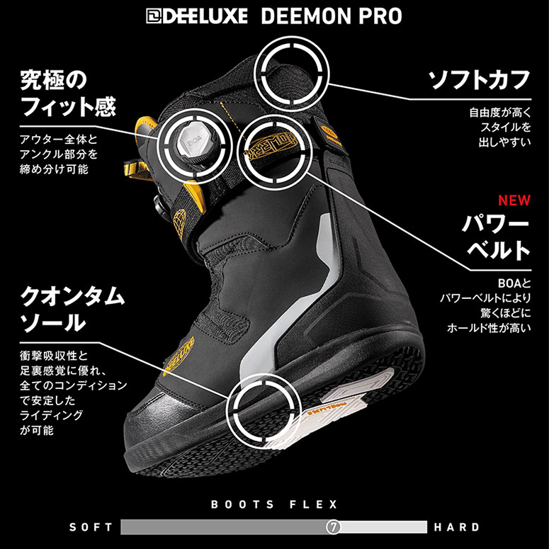 スノーボード 22/23DEELUXE DEEMON ディーラックス(DEELUXE) スノーボードブーツ デーモン DEEMON