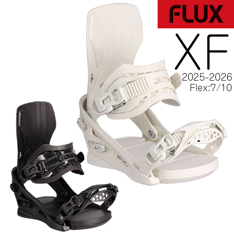 FLUX フラックス 2026【XF】WHITE S(22.5-25.5cm) 2026 FLUX フラックス XF エックスエフ OFF WHITE 25-26 スノーボード
