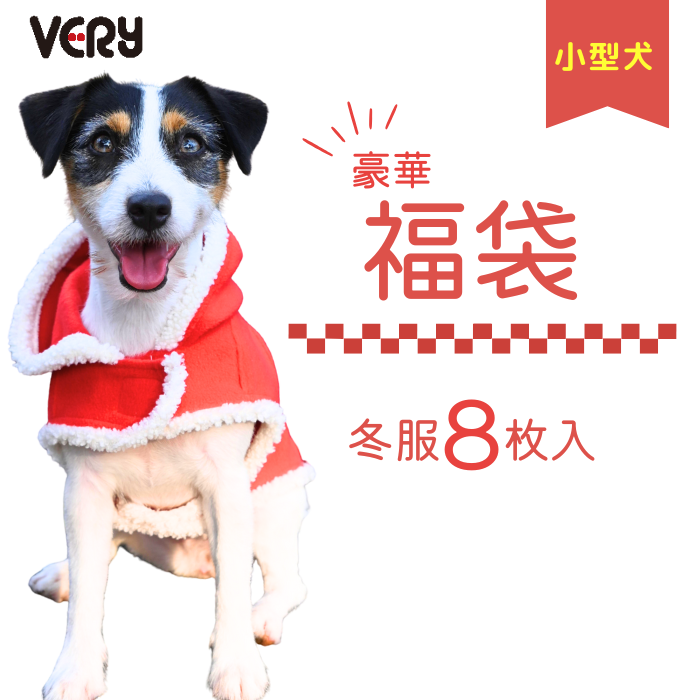 VERY 犬服 送料無料 小型犬 冬服8枚入り 福袋 1万円相当が3980円 冬物
