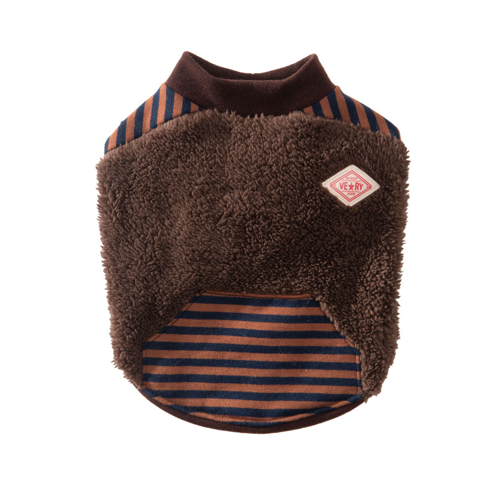 VERY 犬服 【ブラウンFB4号のみ】 フレブル パグ 冬服 あったか ボア