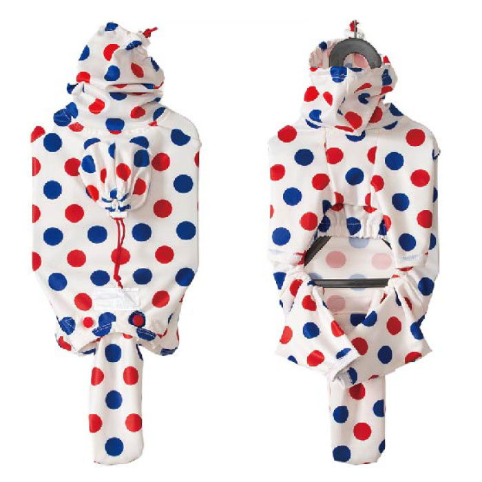 VERY 犬服 ストレッチフルカバー レインコート 4脚 小型犬 ダックス 胴