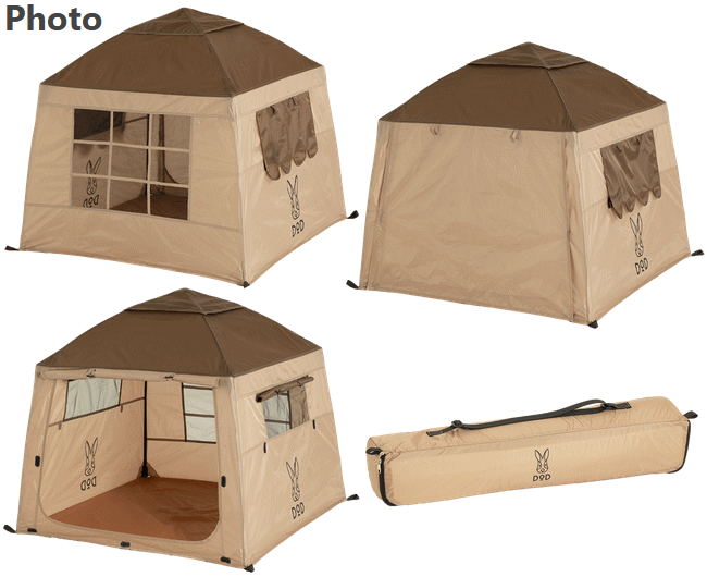 DOD（ディオーオーディー） テント おうちテント ミニチュア版