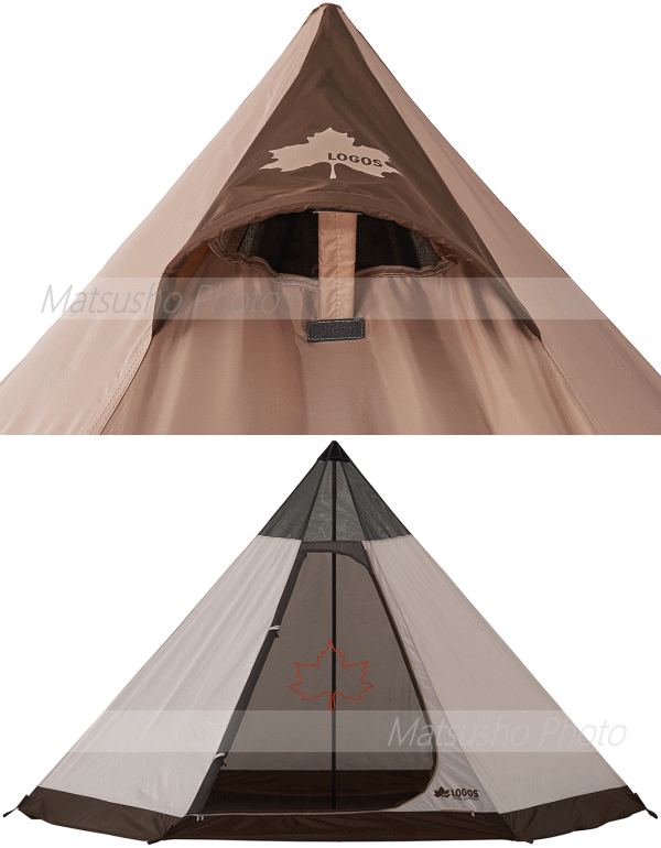 SNOOPY Tepee テント-BB　タープセット　LOGOSワンポールテント SNOOPY Tepee テント-BB|ギア|テント|ワンポール|製品情報