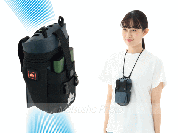 暑さ対策・冷却グッズ body//AIRCON 野電 ボディエアコン・冷風2WAYポーチ|ギア|野電|クールアイテム