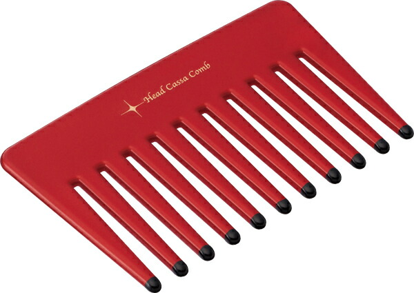 ヘアブラシ ヘッドかっさコーム かっさ 頭皮マッサージ スカルプケア