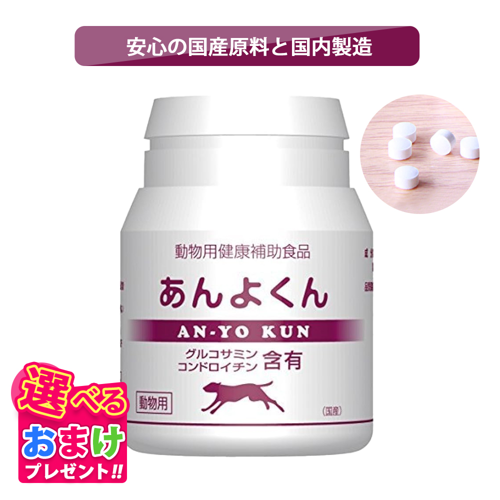 犬猫・その他健康補助食品 あんよくん 2個セット おまけ付き あんよくん 犬 イヌ 成犬 猫 ネコ ペット 動物