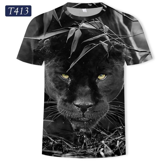 おもしろTシャツ 半袖 アニマル ペアルック 3D プリント Tシャツ おもしろ ライオン タイガー...