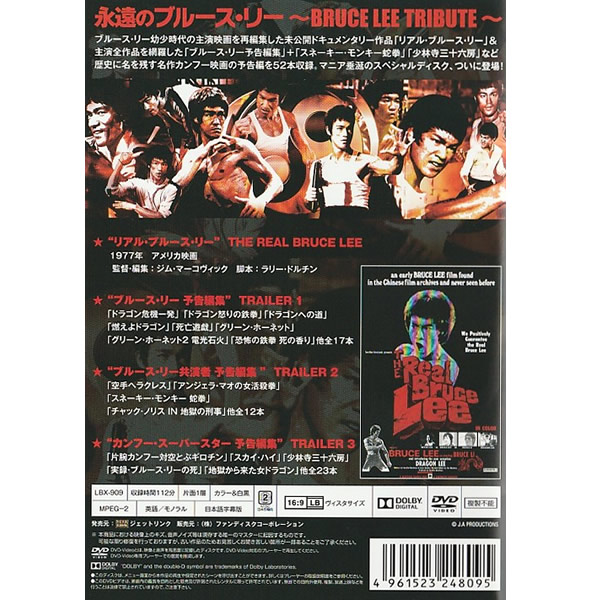 DVD 永遠のブルース・リー LBX909 カンフー アクション 