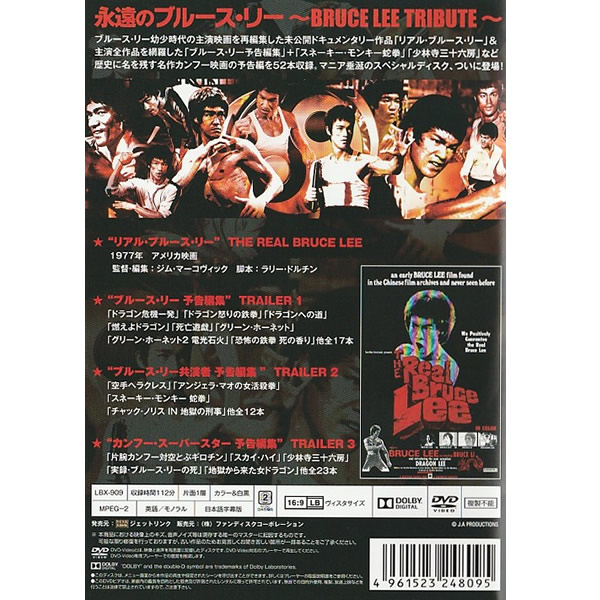 DVD 永遠のブルース・リー LBX909 カンフー アクション