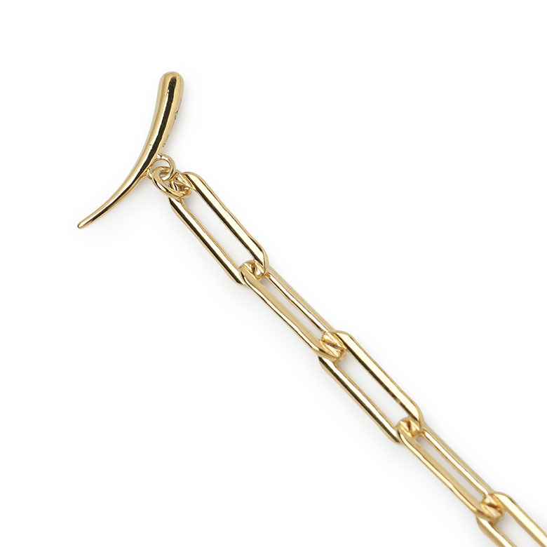 ガブリエラ アルティガス ブレスレット バングル チェーン ゴールド GABRIELA ARTIGAS RECTANGULAR LINK WITH  TUSK CLASP 14K Yellow Gold Plated/Vermeil : artigas-o : VIAJERO - 通販 -  Yahoo!ショッピング