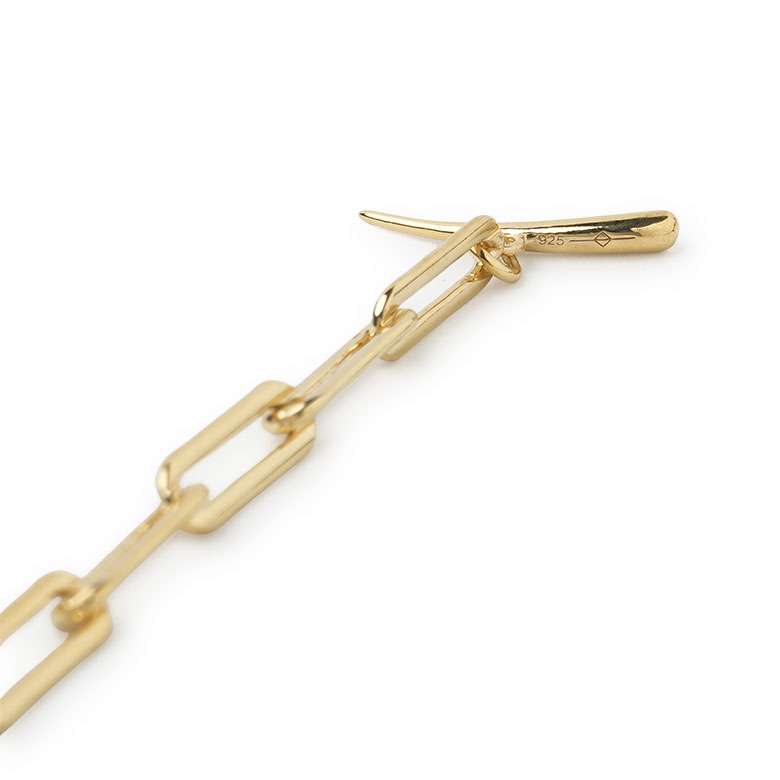 ガブリエラ アルティガス ブレスレット バングル チェーン ゴールド GABRIELA ARTIGAS RECTANGULAR LINK WITH  TUSK CLASP 14K Yellow Gold Plated/Vermeil : artigas-o : VIAJERO - 通販 -  Yahoo!ショッピング