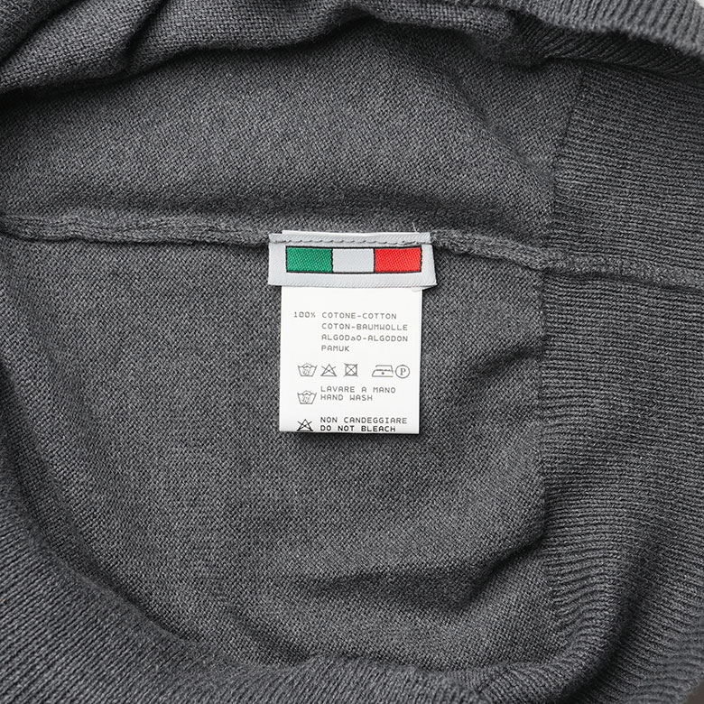 BAFY（バフィー） ニット コットン モックネック ハイゲージ 14ゲージ