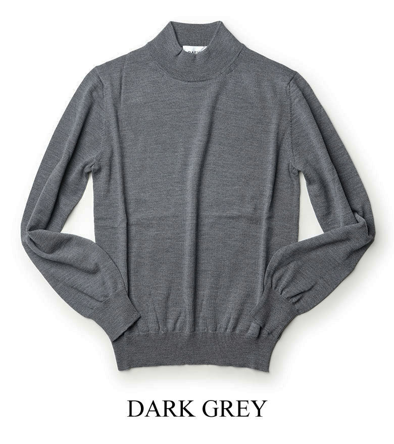 BAFY（バフィー） ニット モックネック ハイゲージ 14ゲージ ソリッド