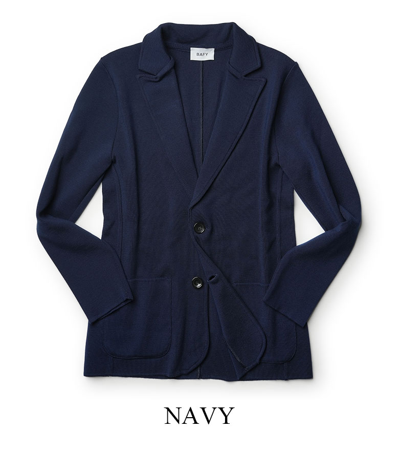 BAFY バフィー ショールカラーカーディガン 52 ネイビー イタリア製 楽天市場】【返品不可】バフィー BAFY ニット ショールカラー