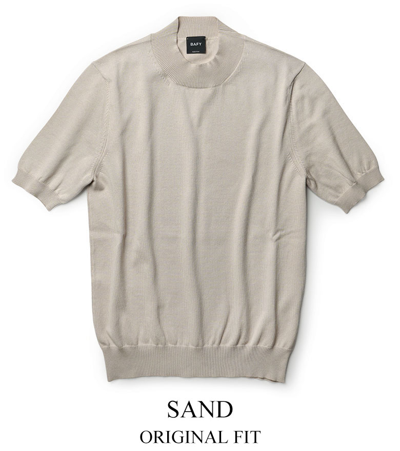 BAFY バフィー ニット Tシャツ クルーネック 半袖 サマーニット