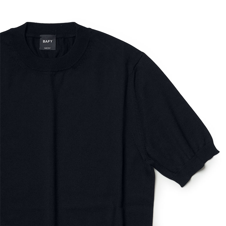 BAFY バフィー ニット Tシャツ クルーネック 半袖 サマーニット