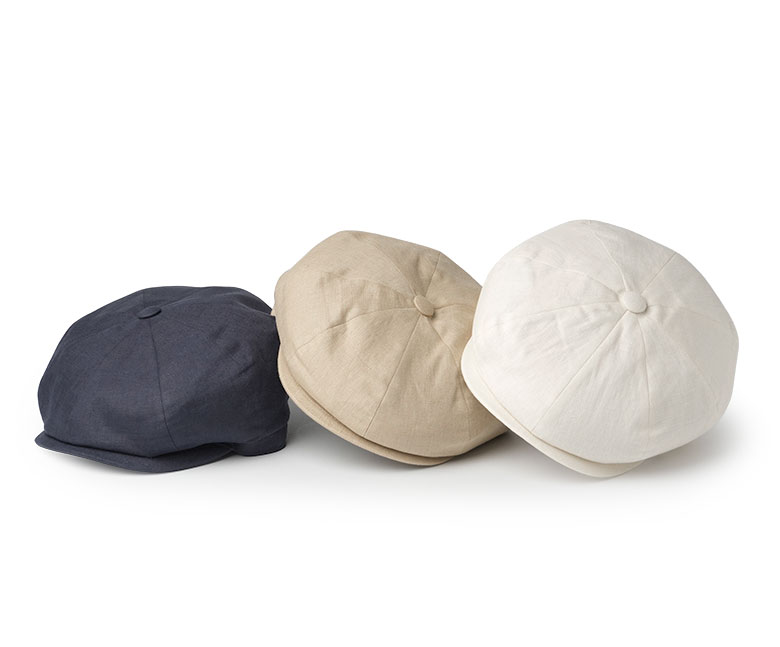 新品Borsalino ボルサリーノ リネンハンチングキャスケットイタリア製60 Borsalino（ボルサリーノ） ハンチング リネン キャスケット