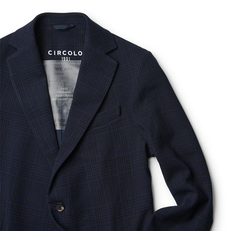 CIRCOLO 1901ダークグレー ジャケット Circolo 1901 ダブルジャケット | グレー | FARFETCH JP
