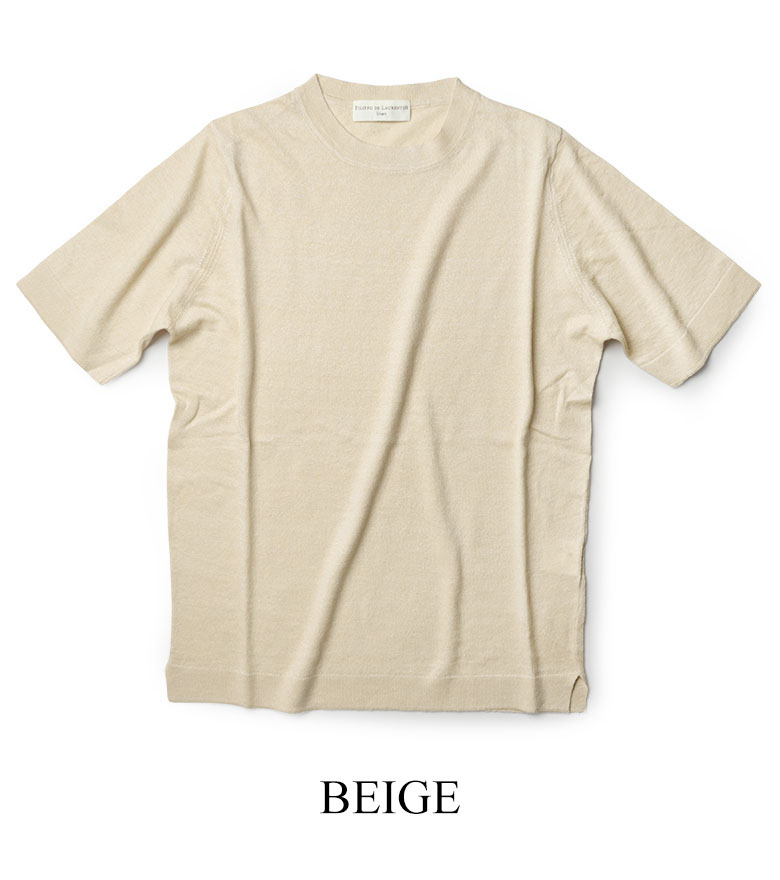 フィリッポデローレンティス ニット ニットTシャツ クルーネック