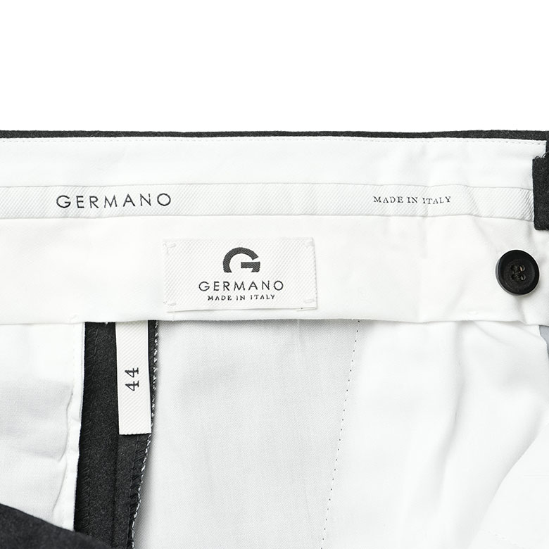GERMANO（ジェルマーノ） パンツ フランネル 2025AW 秋冬 ワンプリーツ