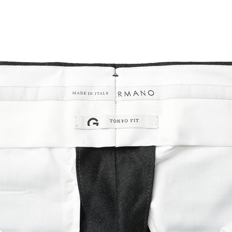 GERMANO（ジェルマーノ） パンツ フランネル 2025AW 秋冬 ワンプリーツ