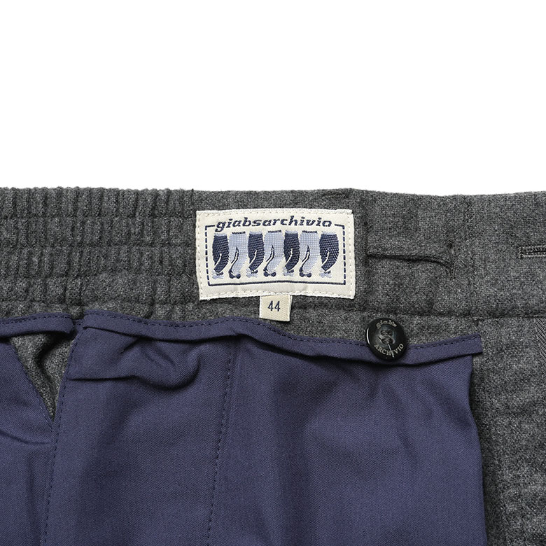 ジャブスアルキヴィオ マサッチョ ワンプリーツ 2025AW 秋冬 パンツ フランネル giab's ARCHIVIO イタリア製 メンズ レビュー | giab's ARCHIVIO | 11