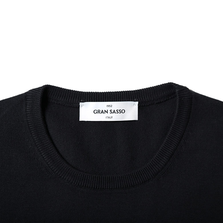 Gran Sasso（グランサッソ） ニット Tシャツ 半袖 エジプトコットン 12