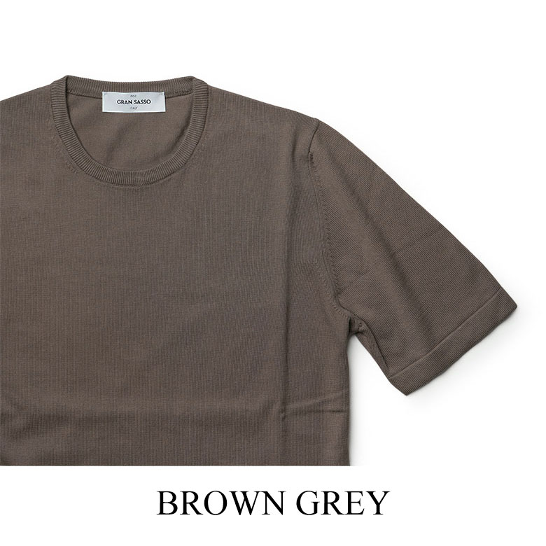 Gran Sasso グランサッソ サマーニット Tシャツ コットン Gran Sasso グランサッソ サマーニット Tシャツ コットン