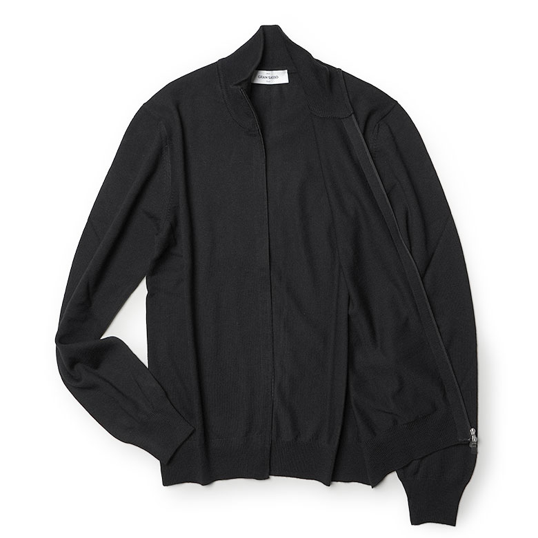 Gran Sasso（グランサッソ） ドライバーズニット ウール ハイゲージ