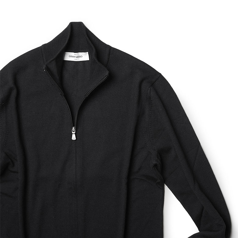 Gran Sasso（グランサッソ） ドライバーズニット ウール ハイゲージ