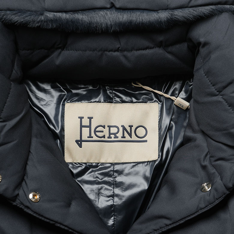 ヘルノ レディース ダウンコート ロング エコファー フード付き HERNO レビュー : herno-1b : VIAJERO - 通販 -  Yahoo!ショッピング