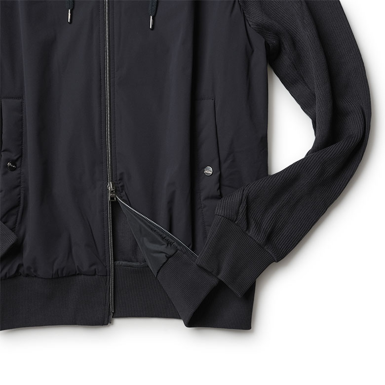 HERNO（ヘルノ） パーカー ブルゾン ニット 2025AW 秋冬 フルジップ
