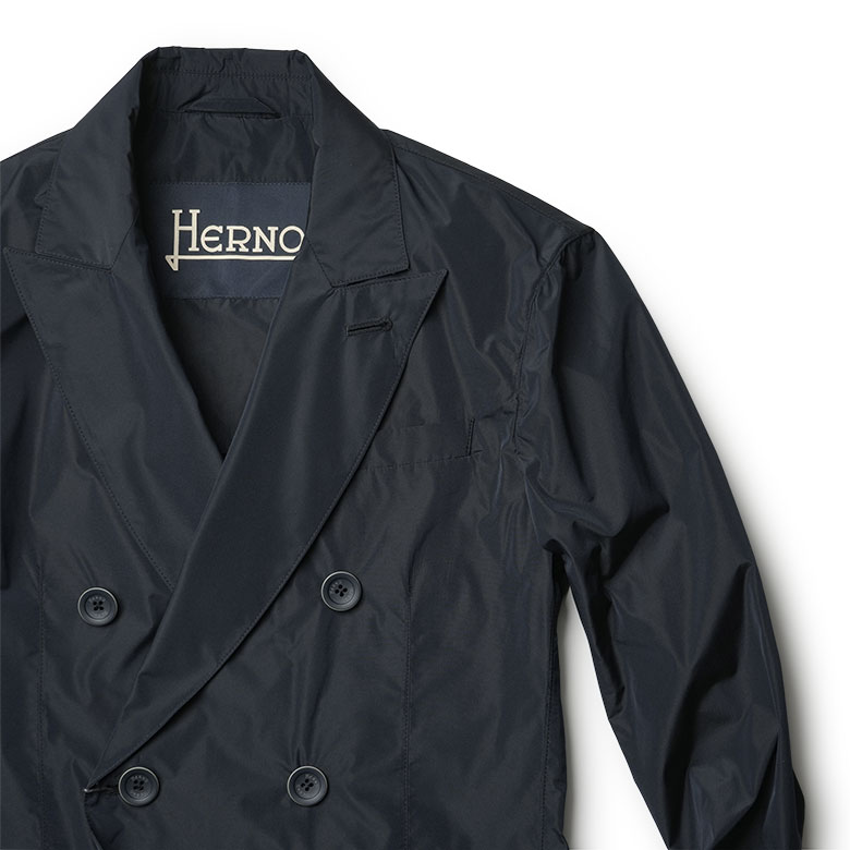 Herno グレー ダブルブレスト ジャケット サイズ42
