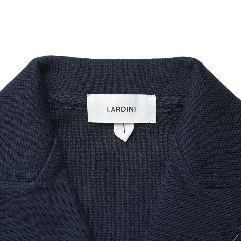 ◇ラルディーニ/LARDINI 春夏ニットジャケット S 管9100 LARDINI ラルディーニ サマーニット ジャケット ダブル 2025SS