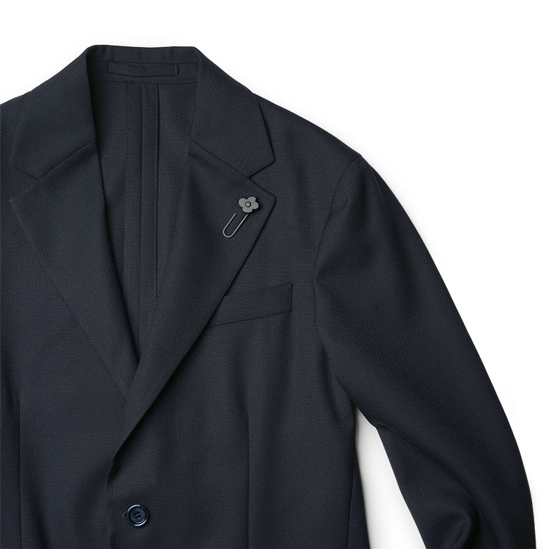 ラルディーニ ジャケット ホップサック LARDINI トラベル  イタリア製 メンズ 【返品不可】の画像
