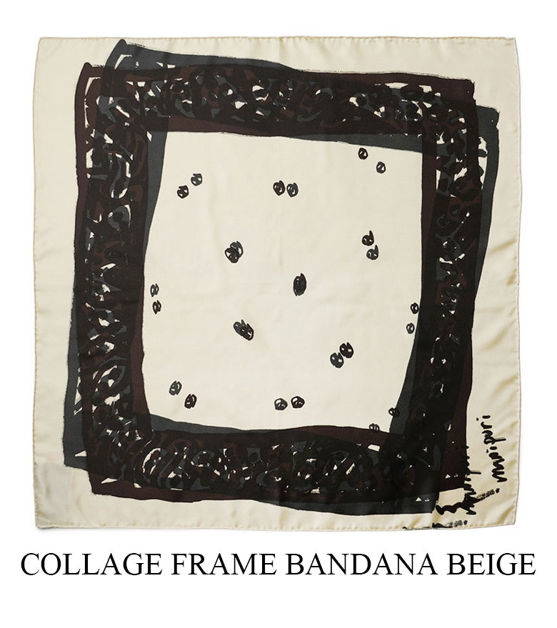 manipuri（マニプリ） バンダナ スカーフ シルク 65x65秋冬 ストール