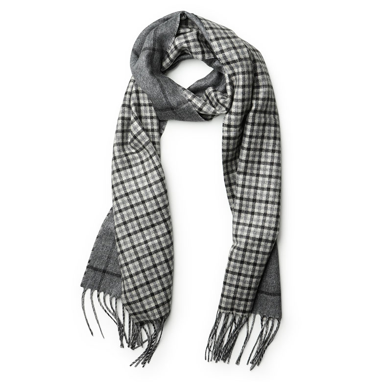 PIACENZA（ピアチェンツァ） ストール チェック マフラー グレン