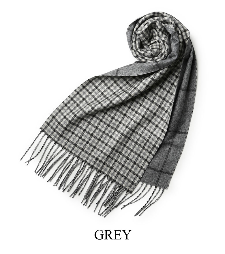 PIACENZA（ピアチェンツァ） ストール チェック マフラー グレン