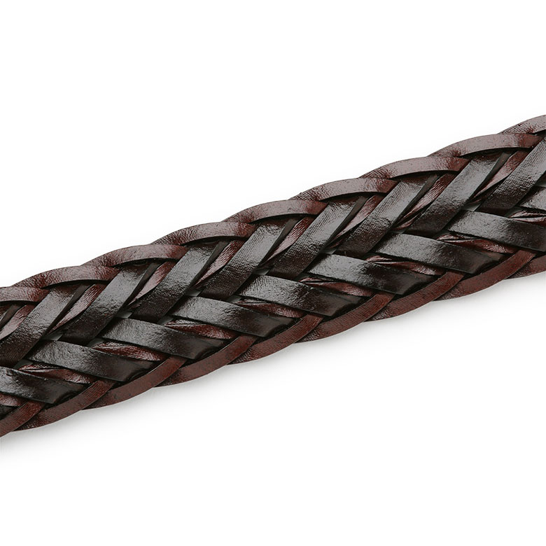 サドラーズ メッシュ バイカラー ベルト 3cm 本革 レザー Saddler's