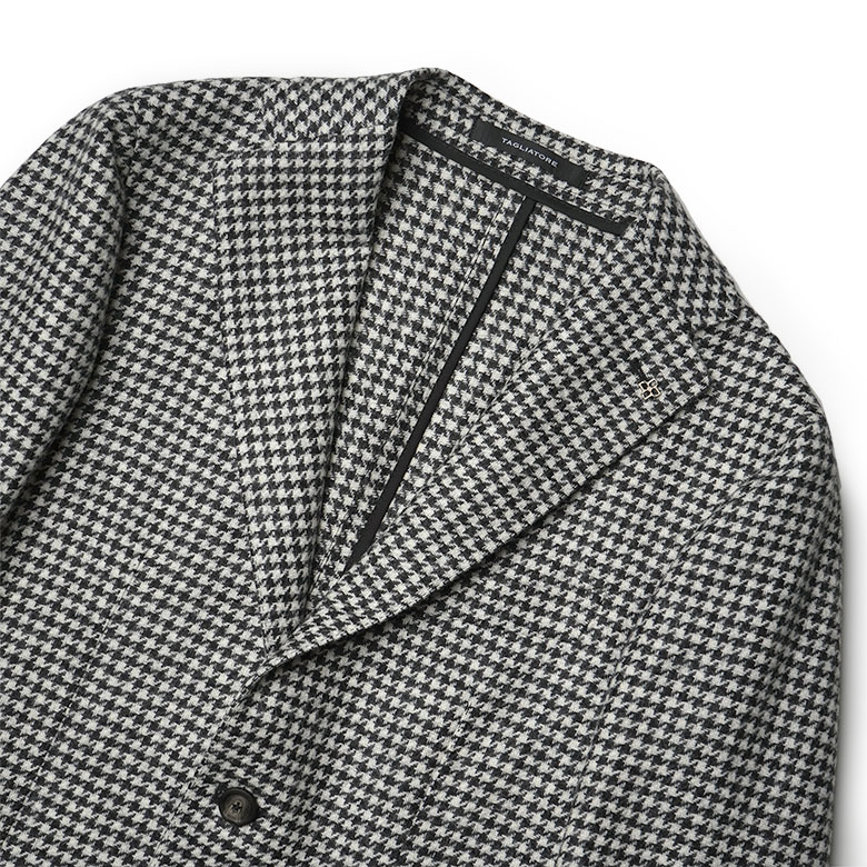 タリアトーレ ジャケット 千鳥格子 ハウンドトゥース ダカール TAGLIATORE イタリア製 メンズ レビュー  【返品不可】の画像