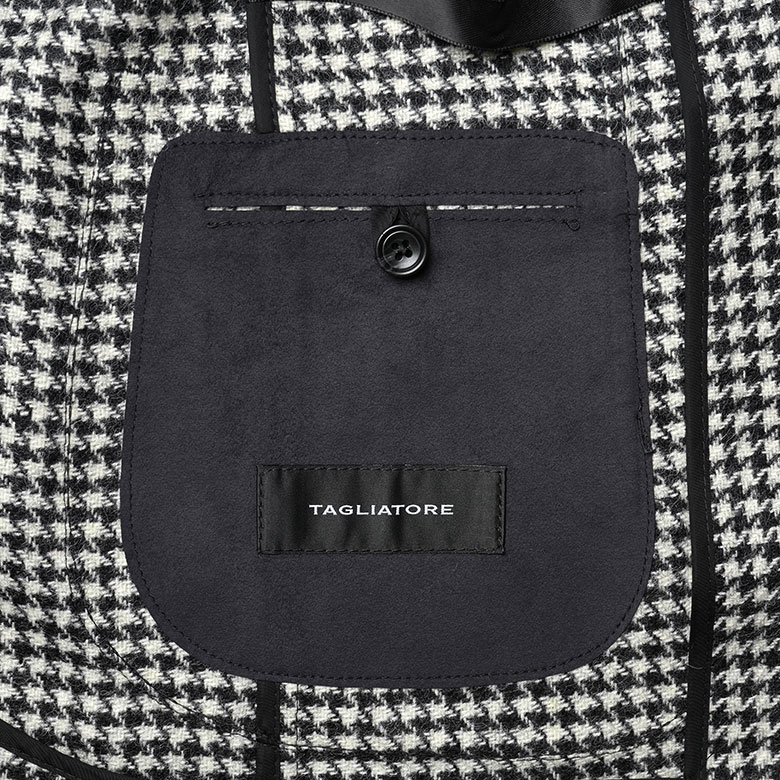 タリアトーレ ジャケット 千鳥格子 ハウンドトゥース ダカール TAGLIATORE イタリア製 メンズ レビュー  【返品不可】の画像