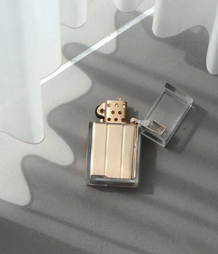 【別注】【坪田パール】HARD-EDGE PETROL LIGHTER CLEAR -Exclusive-　当店限定　ライター　ギフト　贈り物　プレゼント【21001VIARESTA】 |  | 05