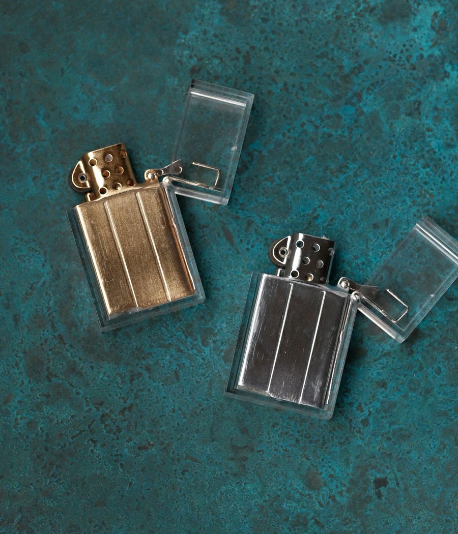 【別注】【坪田パール】HARD-EDGE PETROL LIGHTER CLEAR -Exclusive-　当店限定　ライター　ギフト　贈り物　プレゼント【21001VIARESTA】 |  | 07