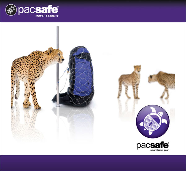 PacSafe パックセーフ 85 バックパック用ワイヤーメッシュ 鍵