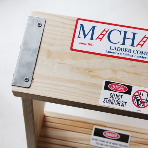 ミシガンラダー michigan ladder Wood Step Ladder Size 2 ウッドステップラダー 脚立 木製